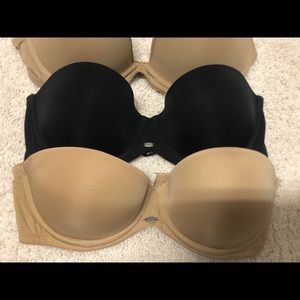 2 strapless Calvin Klein Bras- 30C